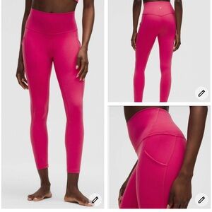 lululemon athletica align 25 leggings - raspberry coulis